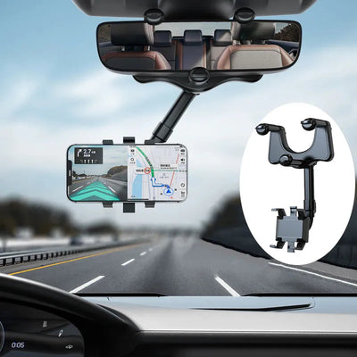 Phone Holder Rearview Mirror Driving Recorder Bracket DVR/GPS Mobile Phone Support