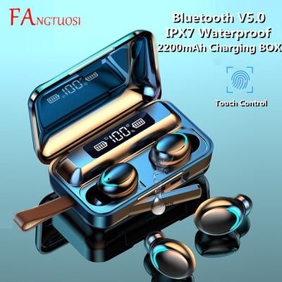 Bluetooth 5.0 Earphones 2200mAh Charging Box Wireless