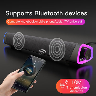 Bluetooth 5.0 Speaker Wired Computer Speakers Stereo