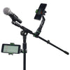 Universal Mic Stand Phone Holder Live Broadcast Bracket Clips Music Stand