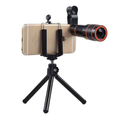 Apexel HD lens 12 X Zoom Telephoto Lens kit 4 in 1 Smart Phone - Phone Case Evolution