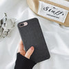 Cloth Texture Soft TPU Case For iPhone 7 6 8 Plus - Phone Case Evolution