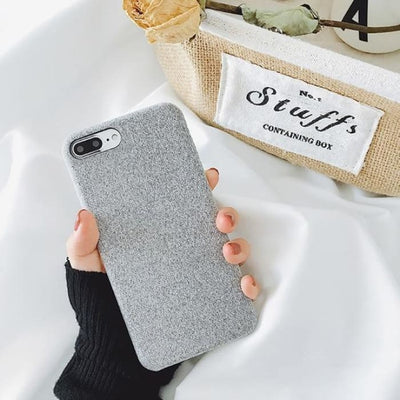 Cloth Texture Soft TPU Case For iPhone 7 6 8 Plus - Phone Case Evolution