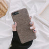 Cloth Texture Soft TPU Case For iPhone 7 6 8 Plus - Phone Case Evolution