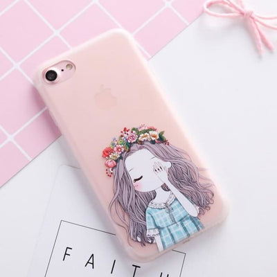 Colorful Flower unicorn cover case for iphone 8 5 5S SE 6 S 6S plus - Phone Case Evolution