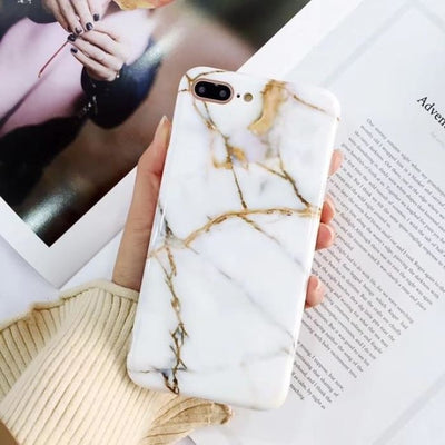 Luxury Marble Phone Case For iPhone 7 Case For iPhone X 7 6 6S 8 Plus Case Cover - Phone Case Evolution