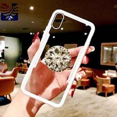 Luxury Transparent Diamond Phone  Case For iPhone 6 6S 7 8 Plus X Xs - Phone Case Evolution