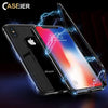Magnetic Phone Case For iPhone X 7 8 9H Tempered Glass Cover - Phone Case Evolution