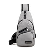 Men Shoulder Bags USB Charging Cross Body Bags - Phone Case Evolution