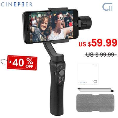 Handheld Smartphone  Stabilizer for iPhone 11 Pro XS Max XR X S10 S9