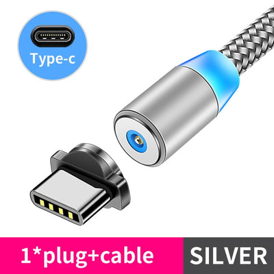 Magnetic Cable Lighting 2.4A Fast Charge Micro USB Cable