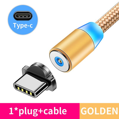 Magnetic Cable Lighting 2.4A Fast Charge Micro USB Cable