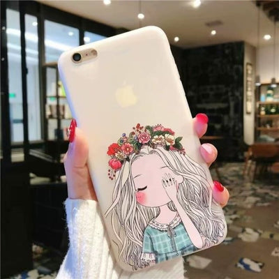 Rabbit Pig Soft TPU Back Cover Case For iPhone X 6 7 8 - Phone Case Evolution