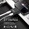 Two in One Audio Cable Adapter For iPhone X 8 7 Plus Headphone - Phone Case Evolution